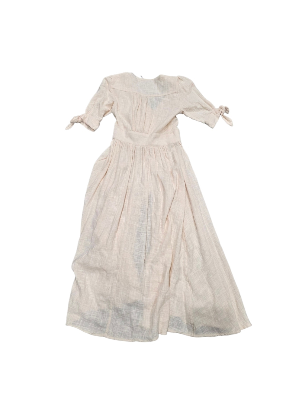 Free People Love Of My Life Midi Dress - Ivory Cotton XS - Picture 3 of 12